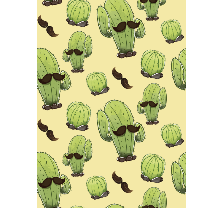 soggiorno tende a rullo cactus con i baffi - TenStickers
