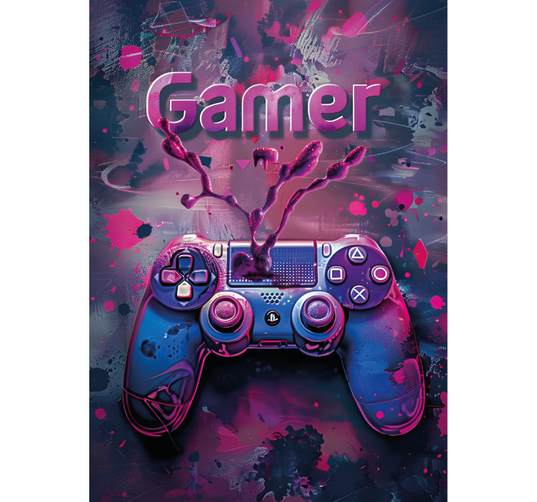 Tenda a rullo gamer effetto 3d - TenStickers