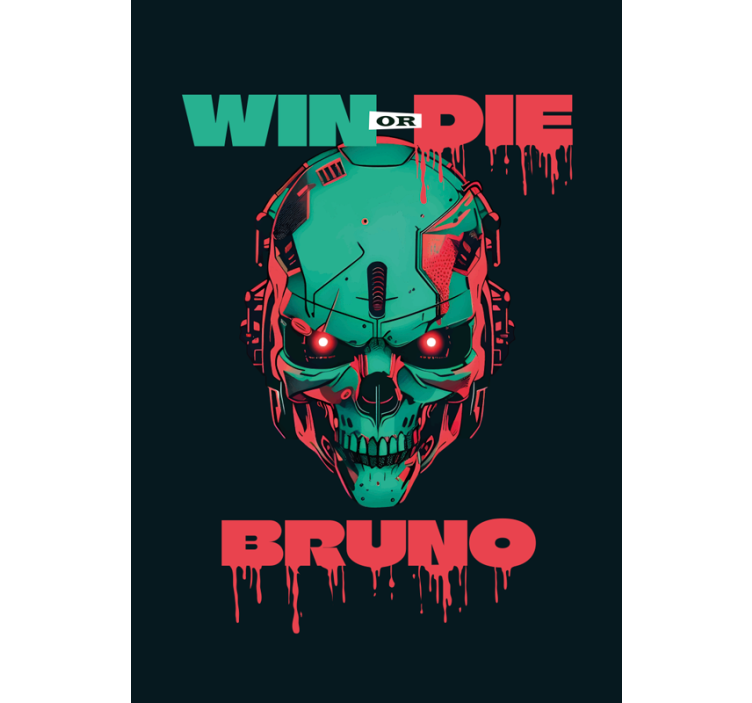 Tenda a rullo gamer teschio informatico con nome - TenStickers