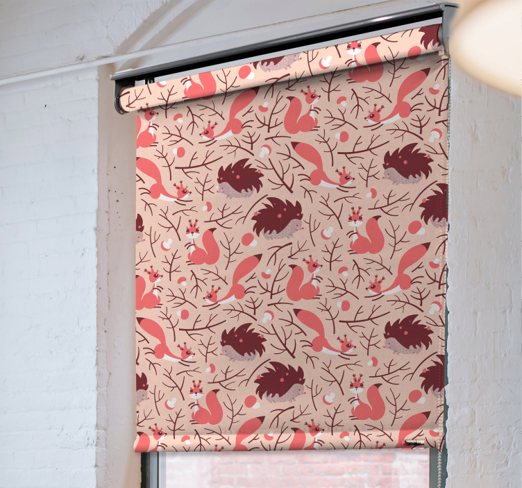 Tenda a rullo animali motivo a motivo faunistico - TenStickers