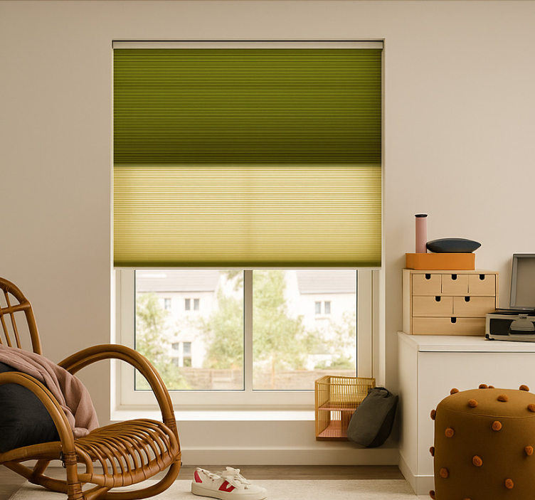 Tenda a rullo camera ragazzi grigio chiaro e scuro - TenStickers