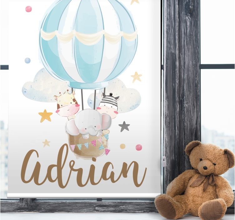 Tenda a rullo con nome personalizzabile - TenStickers