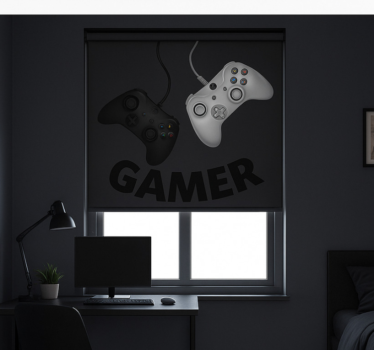 Tenda a rullo gamer controller originali oscillanti - TenStickers