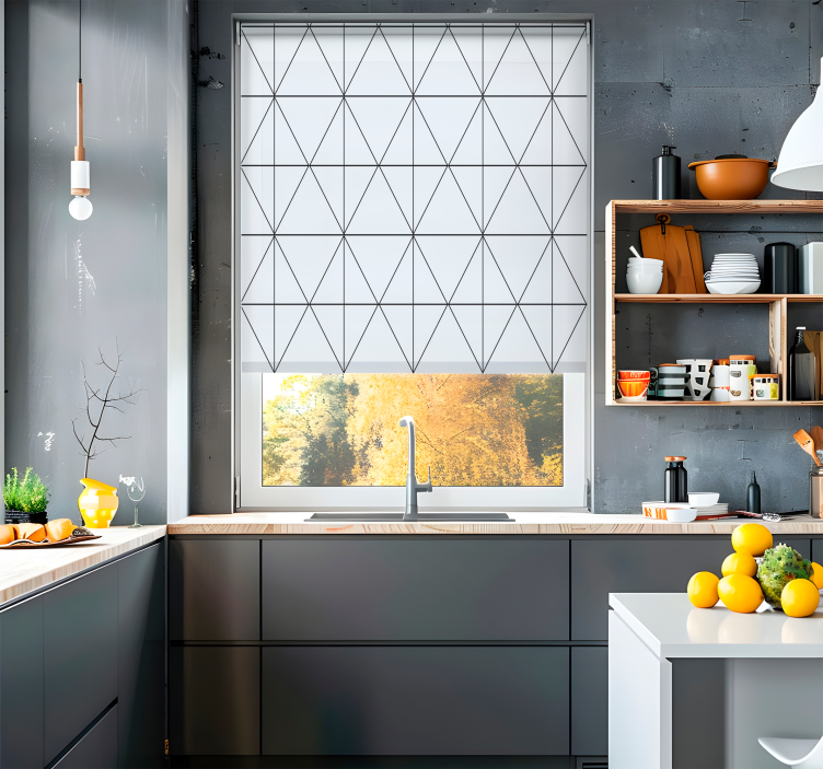 Tenda a rullo nordica minimalista - TenStickers