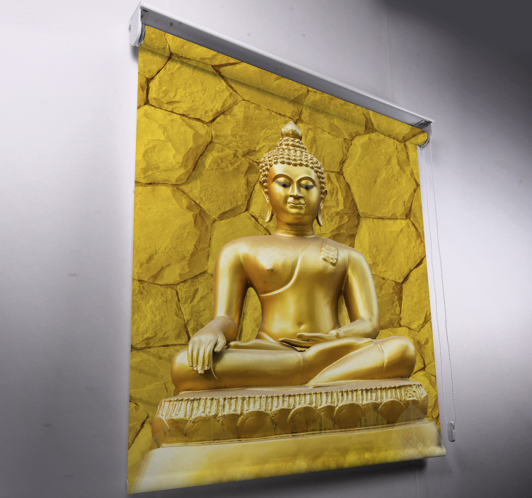 Tende a rullo cameretta Buddha d'oro - TenStickers