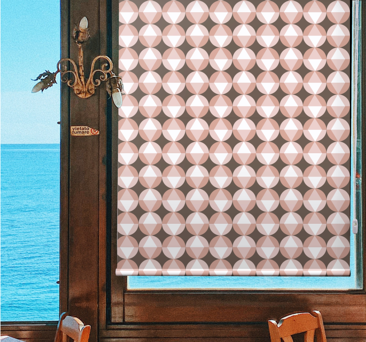 Tende a rullo motivi configurazione di forme geometriche - TenStickers