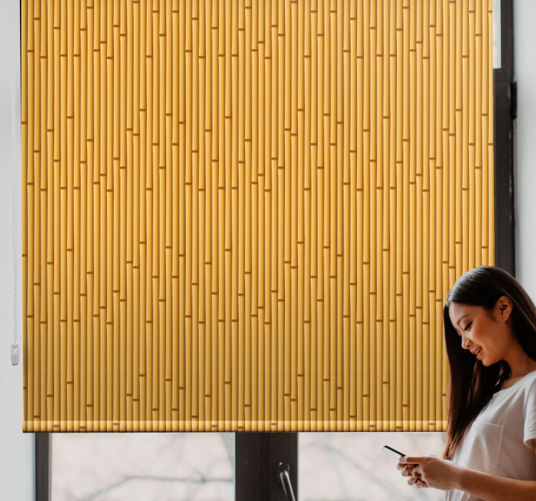 Tende a rullo motivi modello di bambù - TenStickers