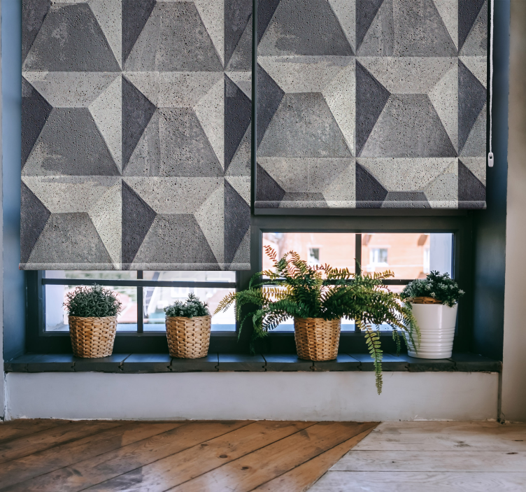 Tende a rullo trame e modelli calcestruzzo - TenStickers