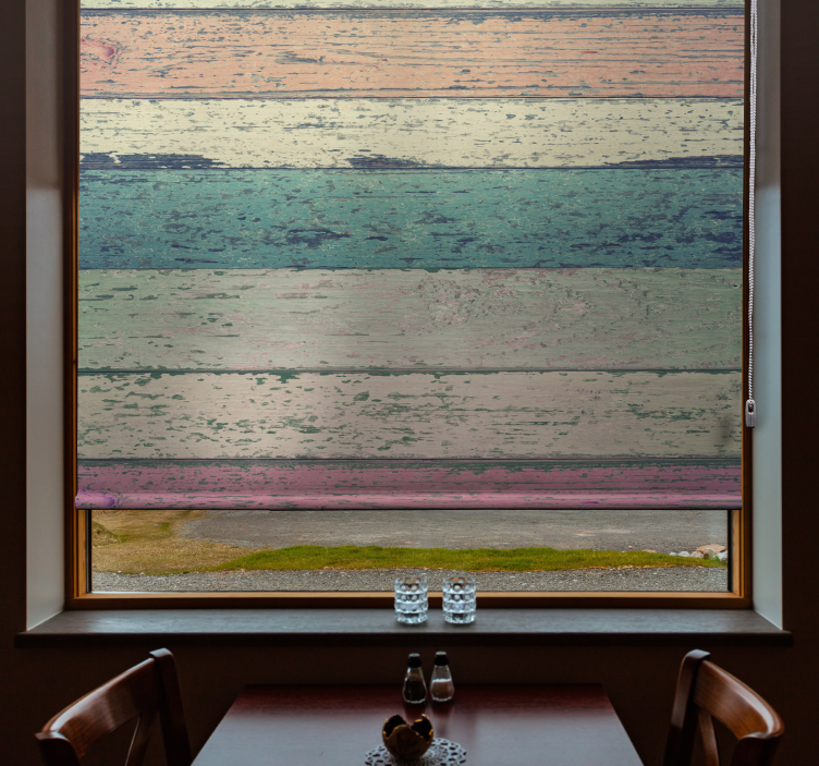 Tende a rullo trame e modelli Vecchio legno chiaro - TenStickers