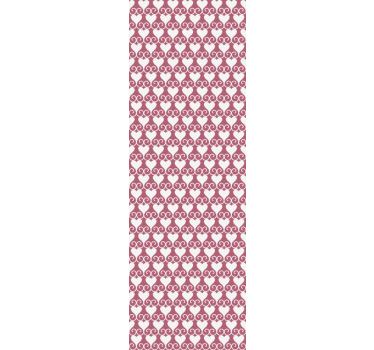 Tenda a rullo moderna cuori intrecciati decorativi - TenStickers