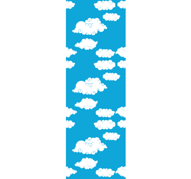 Tenda a rullo moderna nuvole nel cielo - TenStickers