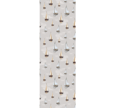 Tenda a rullo moderna con motivo barche a vela elegante - TenStickers