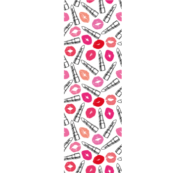 Tenda a rullo moderna rossetti e labbra - TenStickers