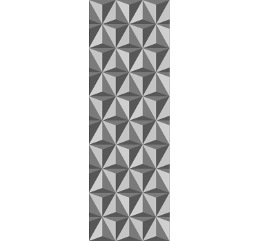 Tenda a rullo moderna piastrelle triangolari scure - TenStickers