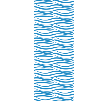 Tenda a rullo moderna motivo onde piccole - TenStickers