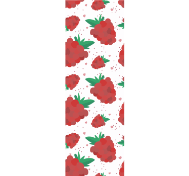 Tenda a rullo moderna con motivo bacche acquerellato - TenStickers