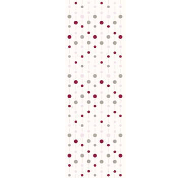 Tenda a rullo moderna motivo a pois pastello con righe - TenStickers