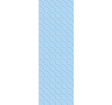Tenda a rullo moderna onde blu piccole - TenStickers