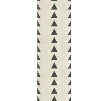 Tenda a rullo moderna triangoli grigi scuri effetto usurato - TenStickers