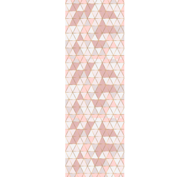 Tenda a rullo moderna linee dorate colori chiari e texture - TenStickers