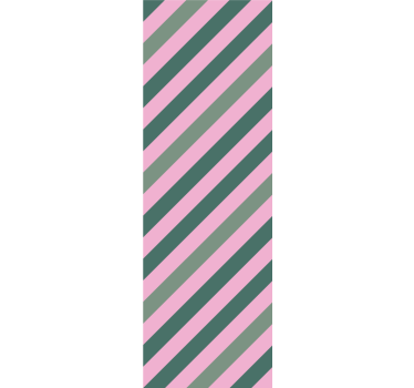 Tenda a rullo moderna blocco colori rosa e verde pastello - TenStickers