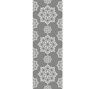 Tenda a rullo moderna motivo a punti mandala - TenStickers
