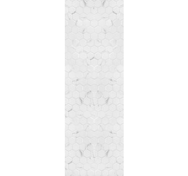 Tenda a rullo moderna piastrelle esagonali grigie eleganti - TenStickers