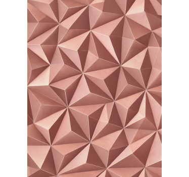 Tenda a rullo rosa geometrico astratto oro rosa - TenStickers
