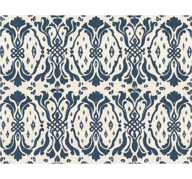 Tenda a rullo moderna ornamenti neri vintage - TenStickers