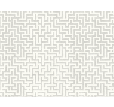 Tenda a rullo moderna design labirinto argento - TenStickers