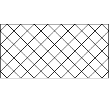 Tenda a rullo bianca quadri nordici bianco e nero - TenStickers