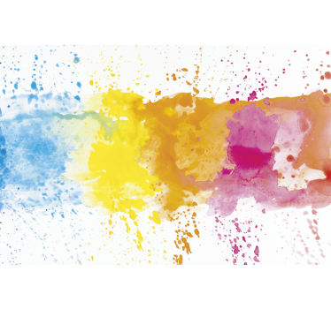 Tenda a rullo camera da letto superficie colorata splatter - TenStickers
