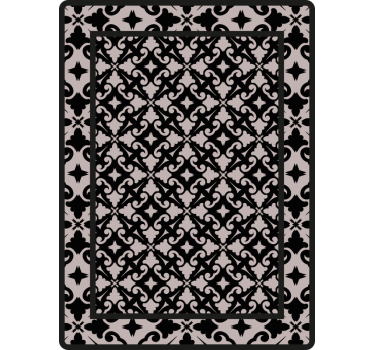 Tenda a rullo camera da letto beija tiled - TenStickers