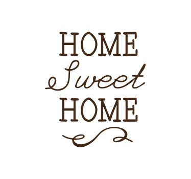 Tenda a rullo frasi Casa dolce casa - TenStickers