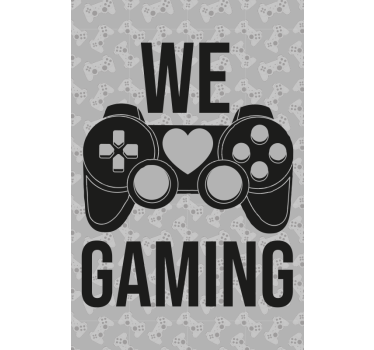 Tende a rullo cameretta Amiamo i giochi - TenStickers