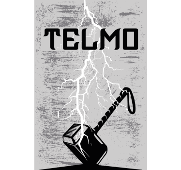 Tende a rullo personalizzabili Eroe del martello - TenStickers
