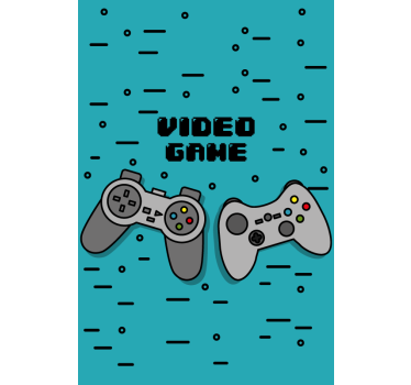 Tende a rullo cameretta Due controller retrò - TenStickers