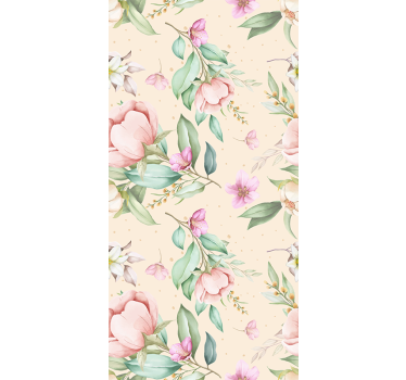 Tende a rullo balcone Disegno floreale originale - TenStickers