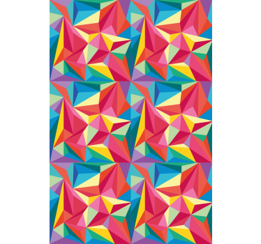 Rullo originale geometrico colorato per cameretta - TenStickers