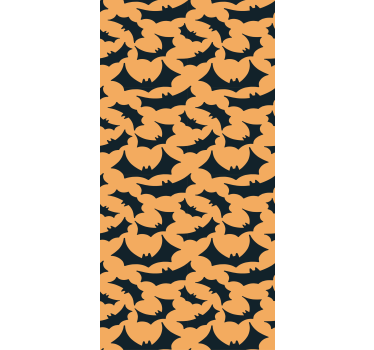 Tenda a rullo animali modello di sagoma di pipistrello - TenStickers