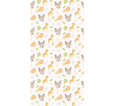 Tenda a rullo neonati modelli di animali da compagnia - TenStickers