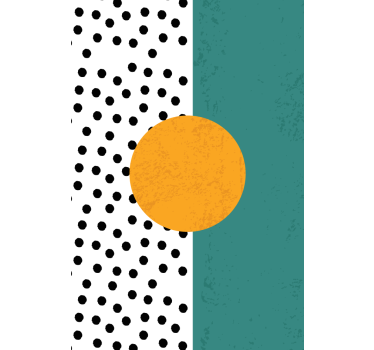 Tenda a rullo moderna design contemporaneo a pois - TenStickers