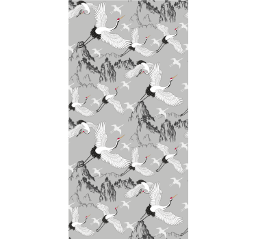 Tenda a rullo animali uccelli che volano design elegante - TenStickers