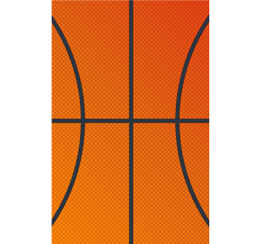 Tenda a rullo con palla di basket - TenStickers
