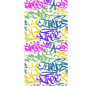 Tenda a rullo con stile graffit - TenStickers