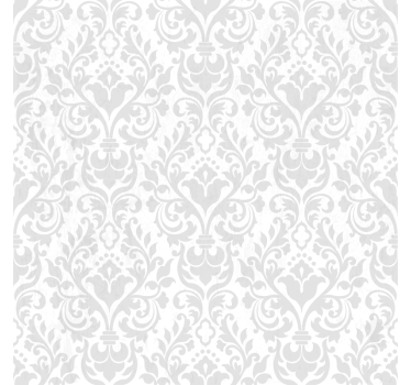 Tende a Rullo di Colore Bianco damasco grunge - TenStickers