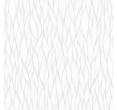 Tende a Rullo di Colore Bianco linee ondulate - TenStickers