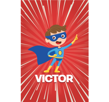 Tende a rullo personalizzabili super ragazzo - TenStickers
