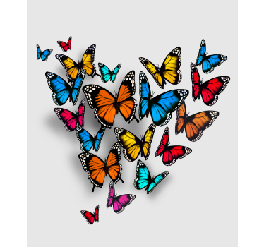 Tende a rullo farfalle colorato brillante - TenStickers