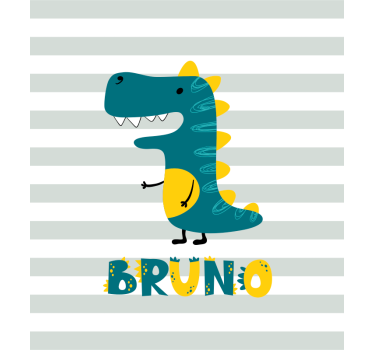 Tenda a rullo dinosauri giurassico personalizzabile - TenStickers
